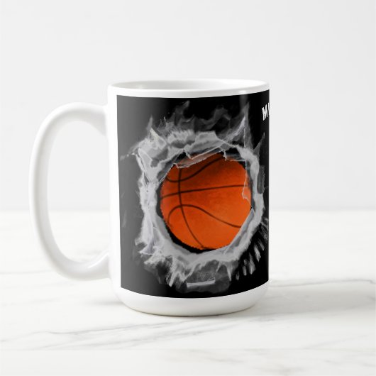 Basketball Player Gift Koffiemok (Links)