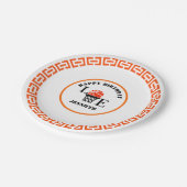 Basketball Player Girl, Basketball Girl  Birthday Papieren Bordje (Gekanteld)