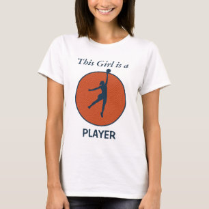 Basketball Player Girl T-shirt