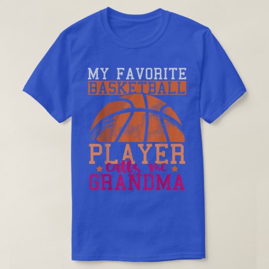 Basketball Player Grandma Moederdag Sports Baske T-shirt (Design voorkant)