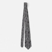 Basketball Player Graphic Sports Necktie Black Stropdas (Achterkant)