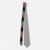 Basketball Player Graphic Sports Necktie Black Stropdas (Achterkant)