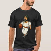 Basketball Player Jesus T-shirt (Voorkant)