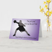 Basketball Player Kaart (Gele Bloem)