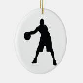 Basketball Player Keramisch Ornament (Rechts)