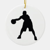 Basketball Player Keramisch Ornament (Voorkant)