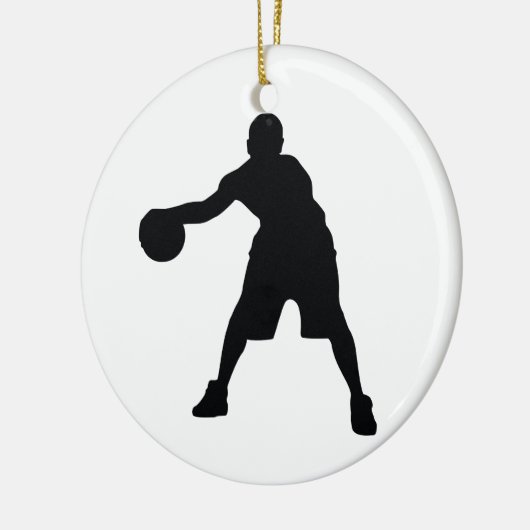 Basketball Player Keramisch Ornament (Links)