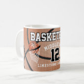Basketball Player Koffiemok (Voorkant links)