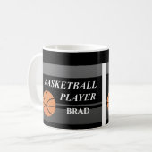Basketball Player Koffiemok (Voorkant links)