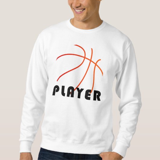 Basketball Player | Minimale moderne vormgeving Trui (Voorkant)