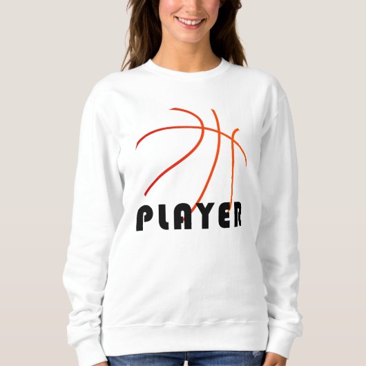 Basketball Player | Minimale moderne vormgeving Trui (Voorkant)