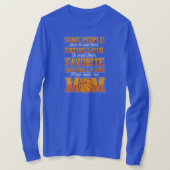Basketball Player Mom Funny Saying Game Fan T-shirt (Design voorkant)