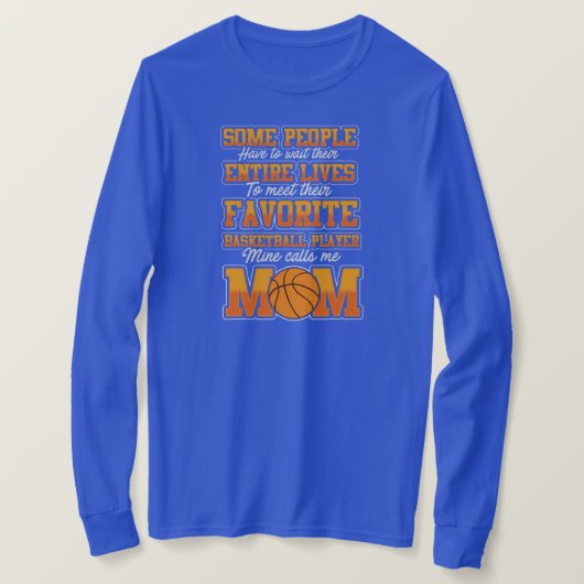 Basketball Player Mom Funny Saying Game Fan T-shirt (Design voorkant)