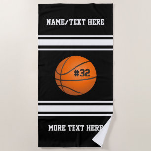 Basketball Player Name Number Team Name Custom Strandlaken