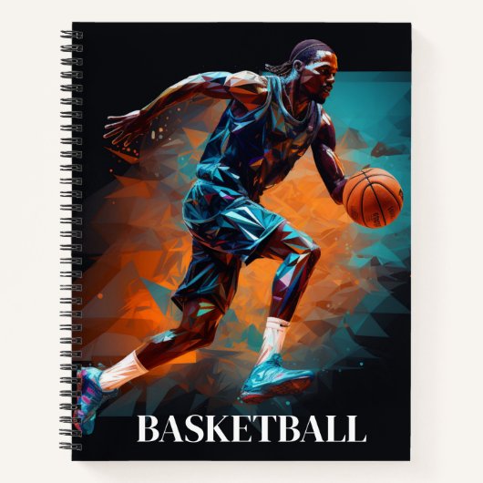 Basketball Player Notitieboek (Voorkant)