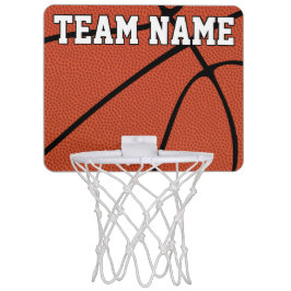 Basketball Player of Coach Custom Team Name Sports Mini Basketbalbord