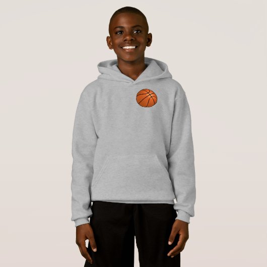 Basketball Player op Basketball (Voorkant volledig)