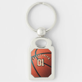 BASKETBALL PLAYER PERSONALISEERD SLEUTELHANGER