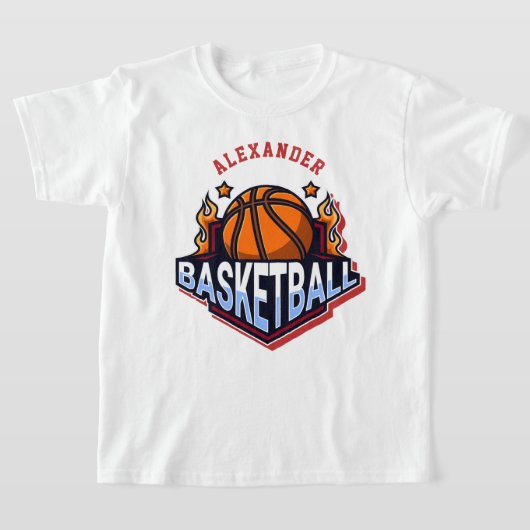 Basketball Player personaliseert T-shirt (Laagn)