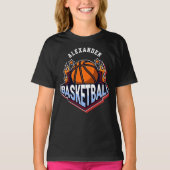 Basketball Player personaliseert T-shirt (Voorkant)