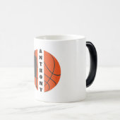 Basketball Player Personalized Morphing Mok (Voorkant rechts)