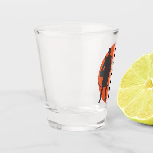 Basketball Player Persoonlijk schitterend glas (Links)