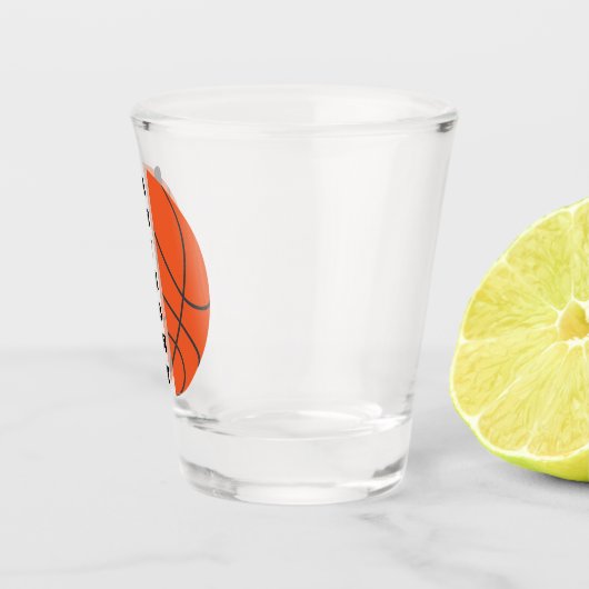 Basketball Player Persoonlijk schitterend glas (Rechts)