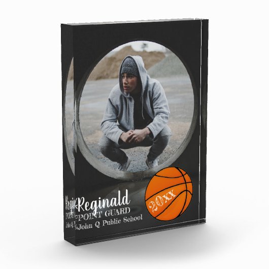 Basketball Player Photo Name and Year Fotoblokken (Links)