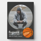 Basketball Player Photo Name and Year Fotoplaat (voorkant)