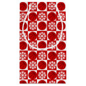 Basketball Player Red en White Custom Kerstmis Klein Cadeauzakje (Achterkant)