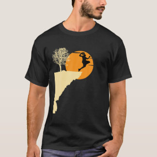 Basketball Player Retro Style Tree  Basketb T-shirt