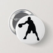 Basketball Player Ronde Button 5,7 Cm (Voorkant /achterkant)