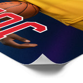 Basketball Player Senior Team Custom Photo Sports Poster (Hoek)