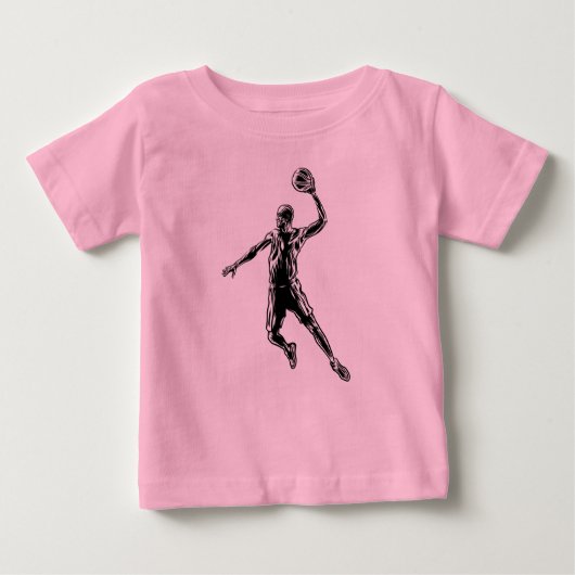 Basketball Player Slam Dunk Dark Design (Voorkant)