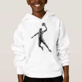 Basketball Player Slam Dunk Dark Design (Voorkant)