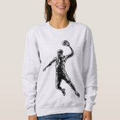 Basketball Player Slam Dunk Dark Design Trui (Voorkant)