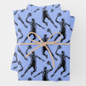 Basketball Player Slam Dunk Inpakpapier Vel (In situ)