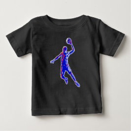 Basketball Player Slam Dunk, Red en Blue Design