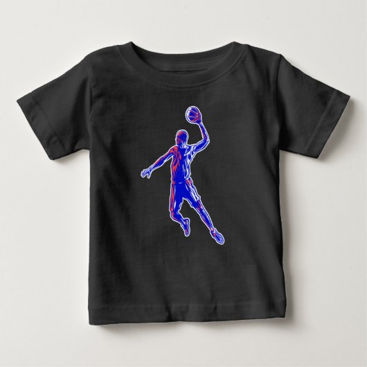 Basketball Player Slam Dunk, Red en Blue Design (Voorkant)