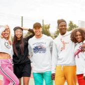 Basketball Player Slam the Ball Symbology Hoodie