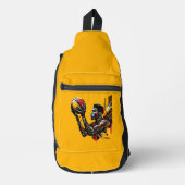Basketball Player Sling Bag (Voorkant)