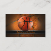 Basketball Player | Sport Coach Visitekaartje (Achterkant)