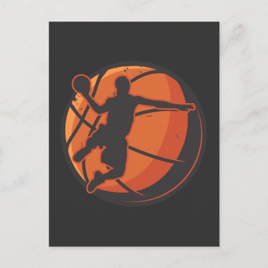 Basketball Player  Sports Athlete Briefkaart (Voorkant)
