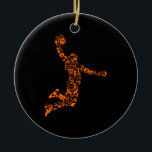 Basketball Player  Sports Athlete Keramisch Ornament<br><div class="desc">De perfecte Basketball Gift voor Basketball spelers,  vrouwen,  mannen,  jongens,  meisjes. Ideale verrassing voor Basketbalteams,  Basketball Athletes en Fans.</div>