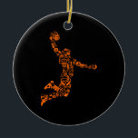 Basketball Player  Sports Athlete Keramisch Ornament<br><div class="desc">De perfecte Basketball Gift voor Basketball spelers,  vrouwen,  mannen,  jongens,  meisjes. Ideale verrassing voor Basketbalteams,  Basketball Athletes en Fans.</div>