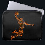 Basketball Player  Sports Athlete Laptop Sleeve<br><div class="desc">De perfecte Basketball Gift voor Basketball spelers,  vrouwen,  mannen,  jongens,  meisjes. Ideale verrassing voor Basketbalteams,  Basketball Athletes en Fans.</div>