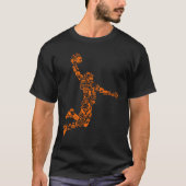 Basketball Player  Sports Athlete T-shirt (Voorkant)