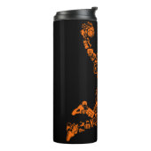 Basketball Player  Sports Athlete Thermosbeker (Gedraaid links)