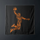 Basketball Player  Sports Athlete Wandkleed<br><div class="desc">De perfecte Basketball Gift voor Basketball spelers,  vrouwen,  mannen,  jongens,  meisjes. Ideale verrassing voor Basketbalteams,  Basketball Athletes en Fans.</div>
