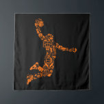 Basketball Player  Sports Athlete Wandkleed<br><div class="desc">De perfecte Basketball Gift voor Basketball spelers,  vrouwen,  mannen,  jongens,  meisjes. Ideale verrassing voor Basketbalteams,  Basketball Athletes en Fans.</div>